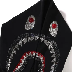 A BATHING APE® Shark Hooded Varsity Jacket