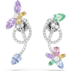 Ariana Grande x Swarovski drop earrings with ear jacket