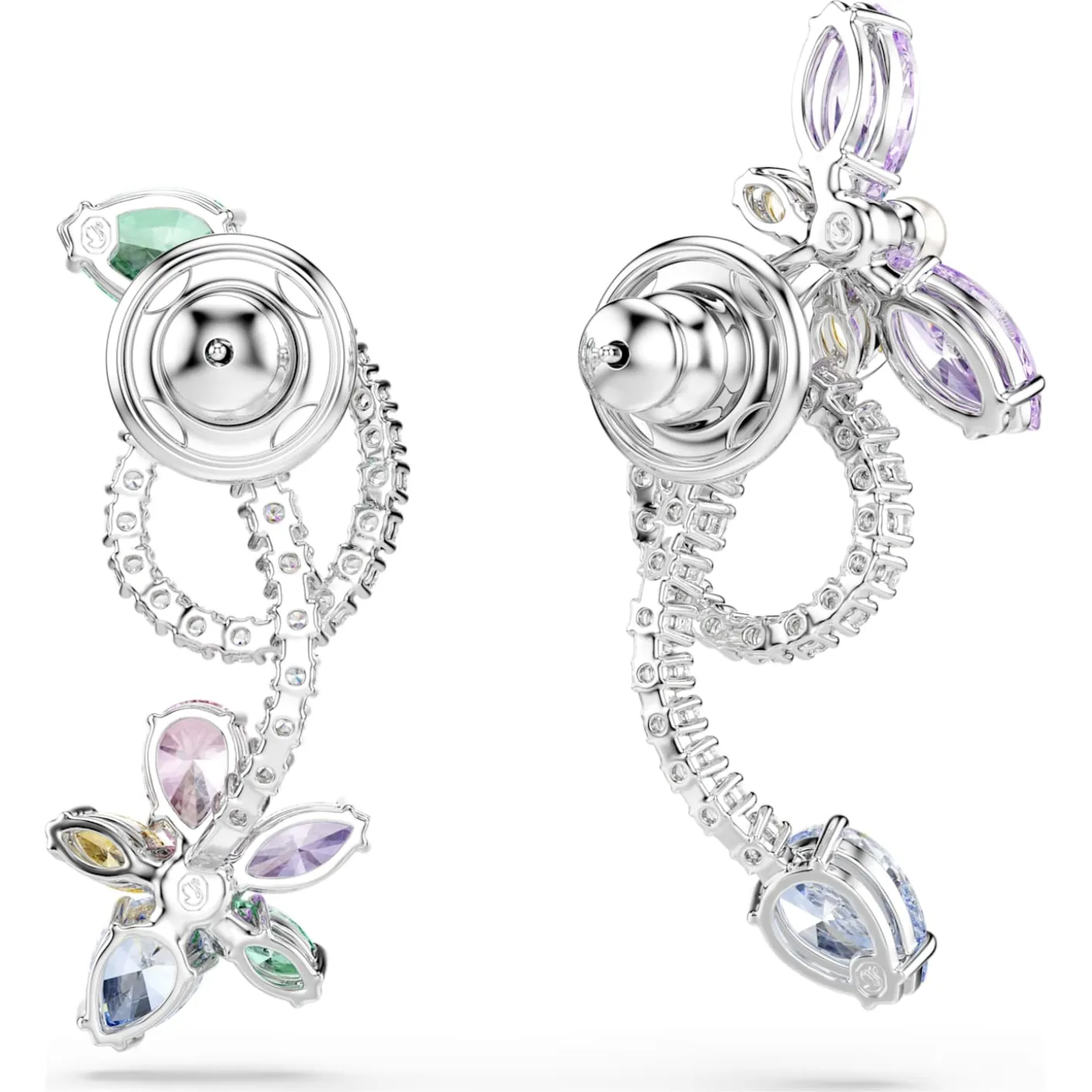 Ariana Grande x Swarovski drop earrings with ear jacket