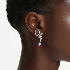Ariana Grande x Swarovski drop earrings with ear jacket