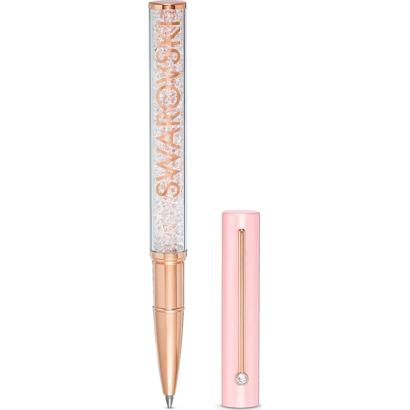 Crystalline ballpoint pen