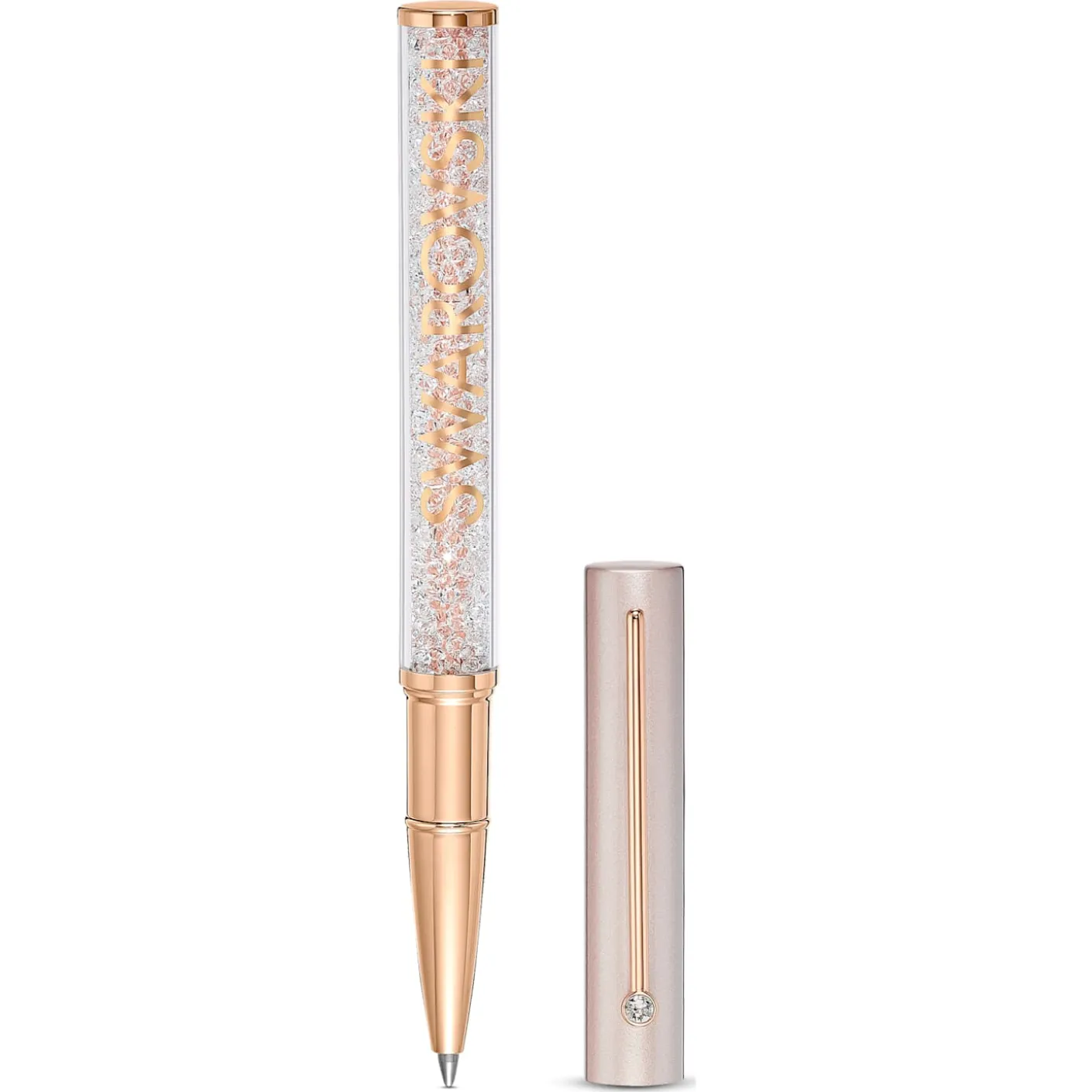 Crystalline ballpoint pen
