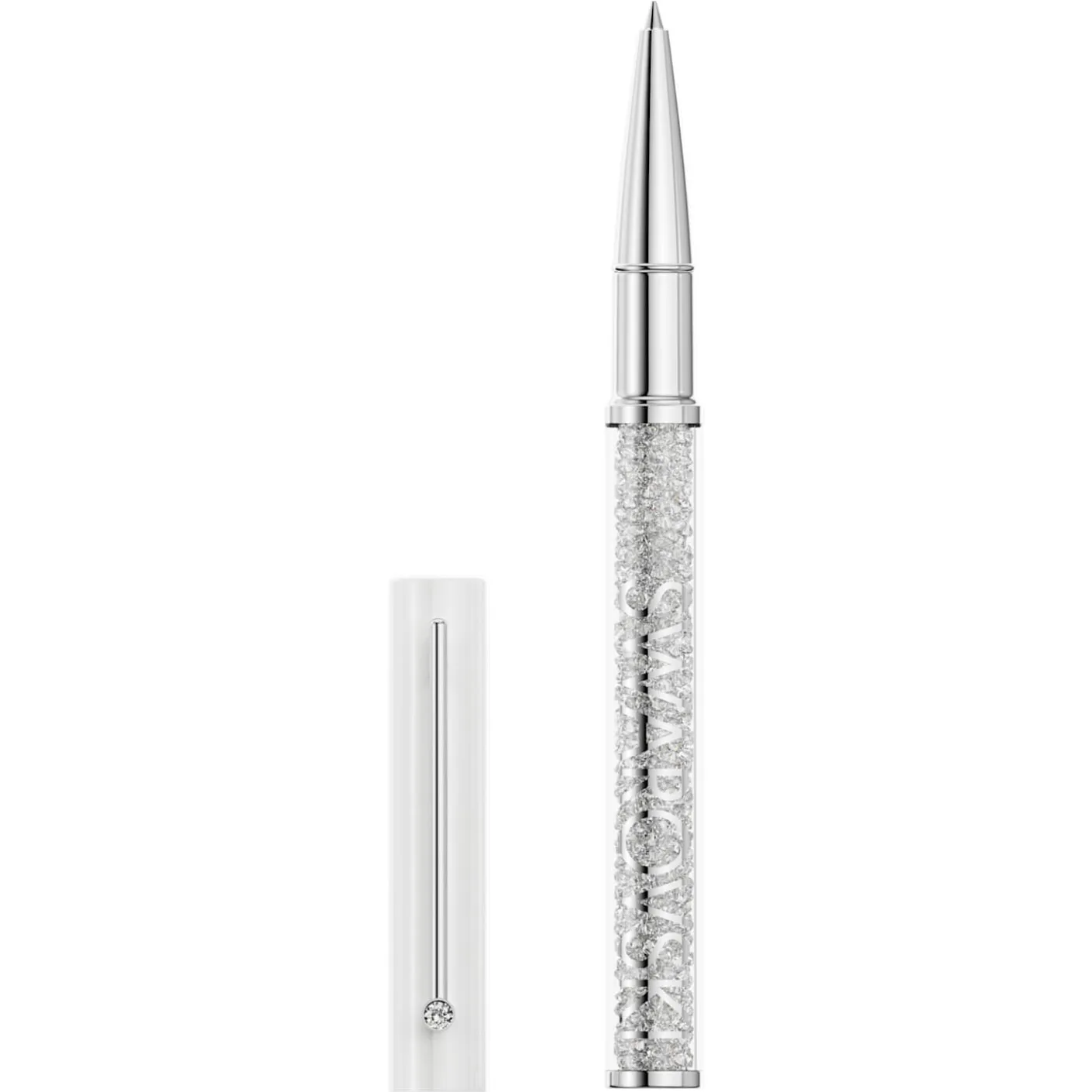 Crystalline ballpoint pen