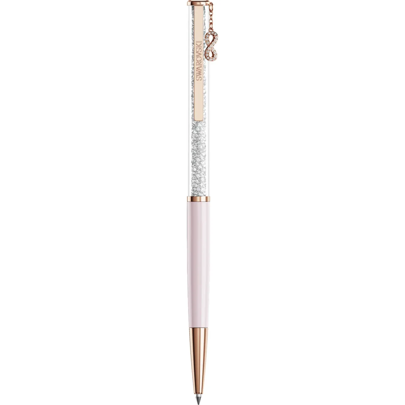Crystalline ballpoint pen