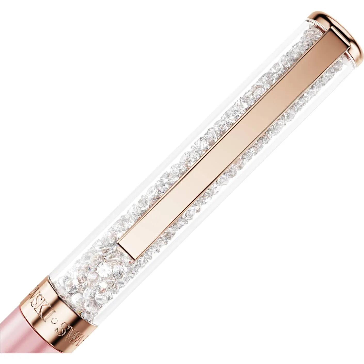 Crystalline ballpoint pen