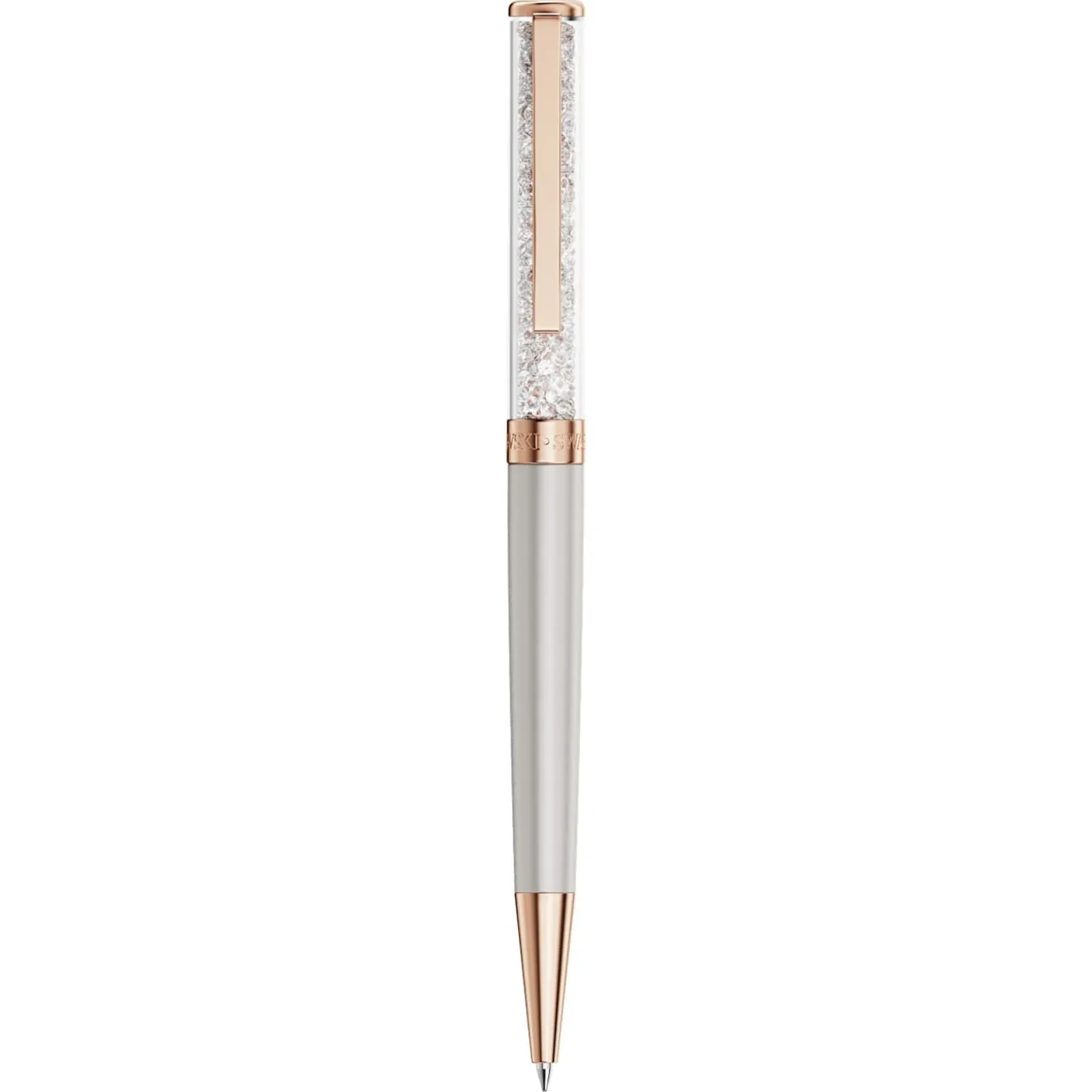 Crystalline ballpoint pen
