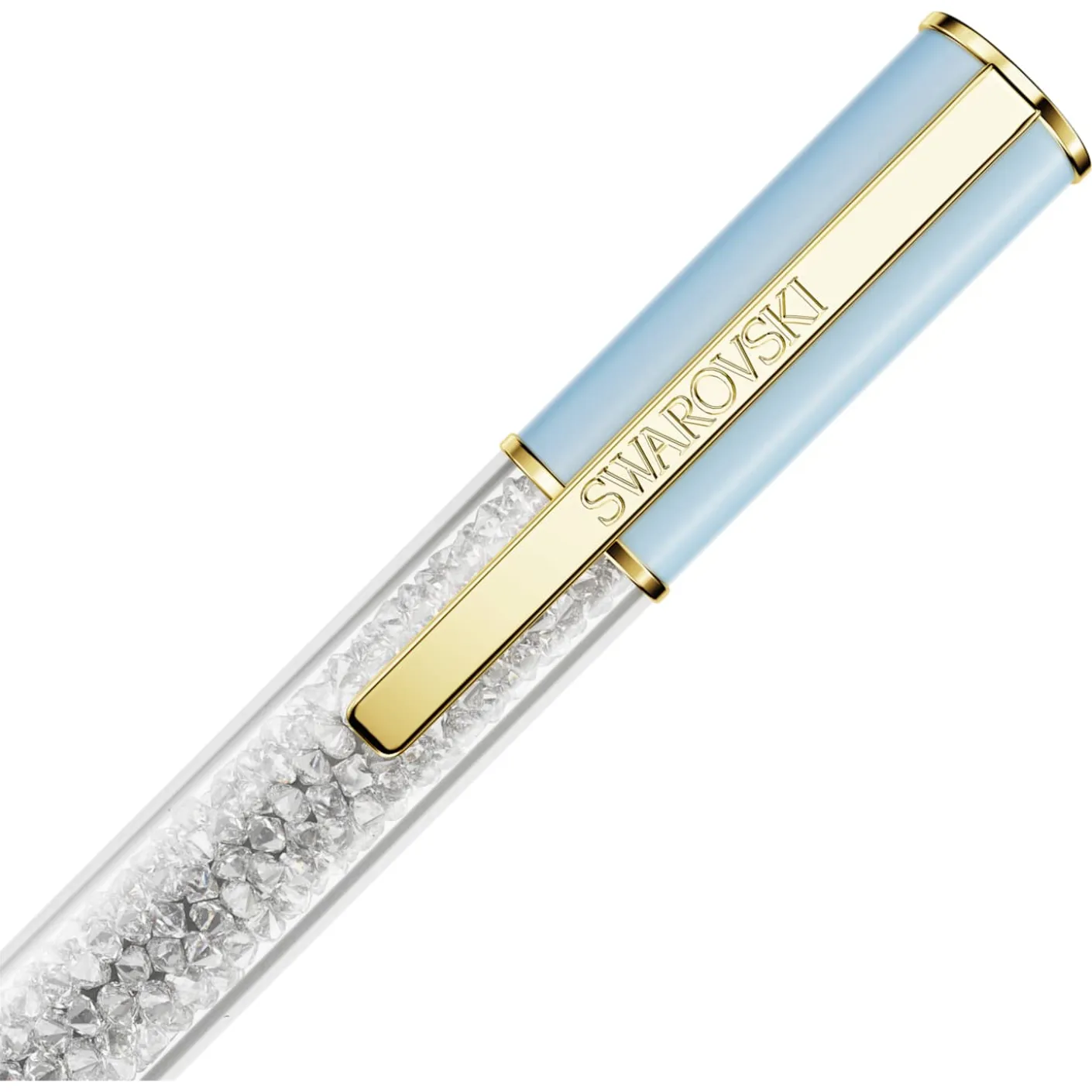 Crystalline ballpoint pen