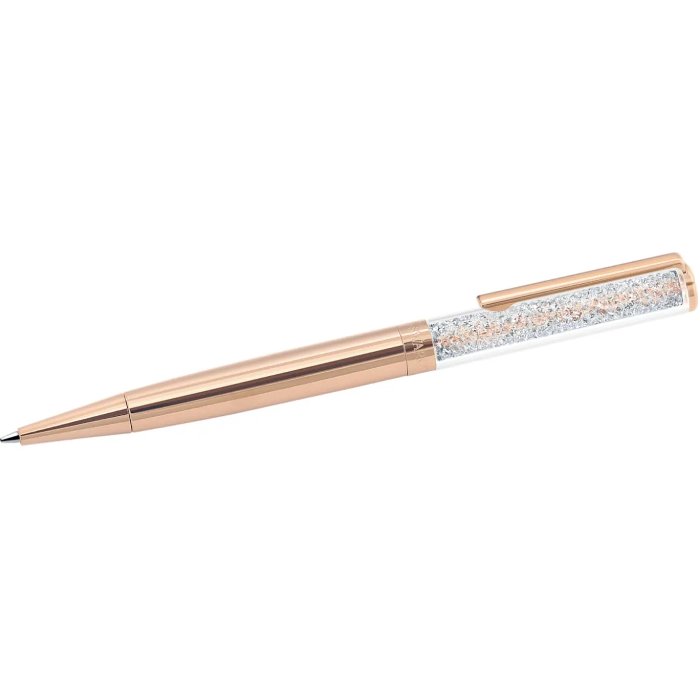 Crystalline ballpoint pen