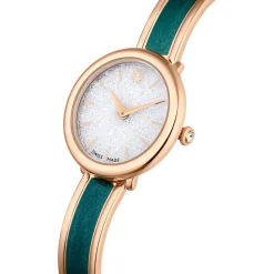 Crystalline bangle watch