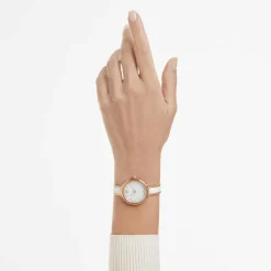 Crystalline bangle watch