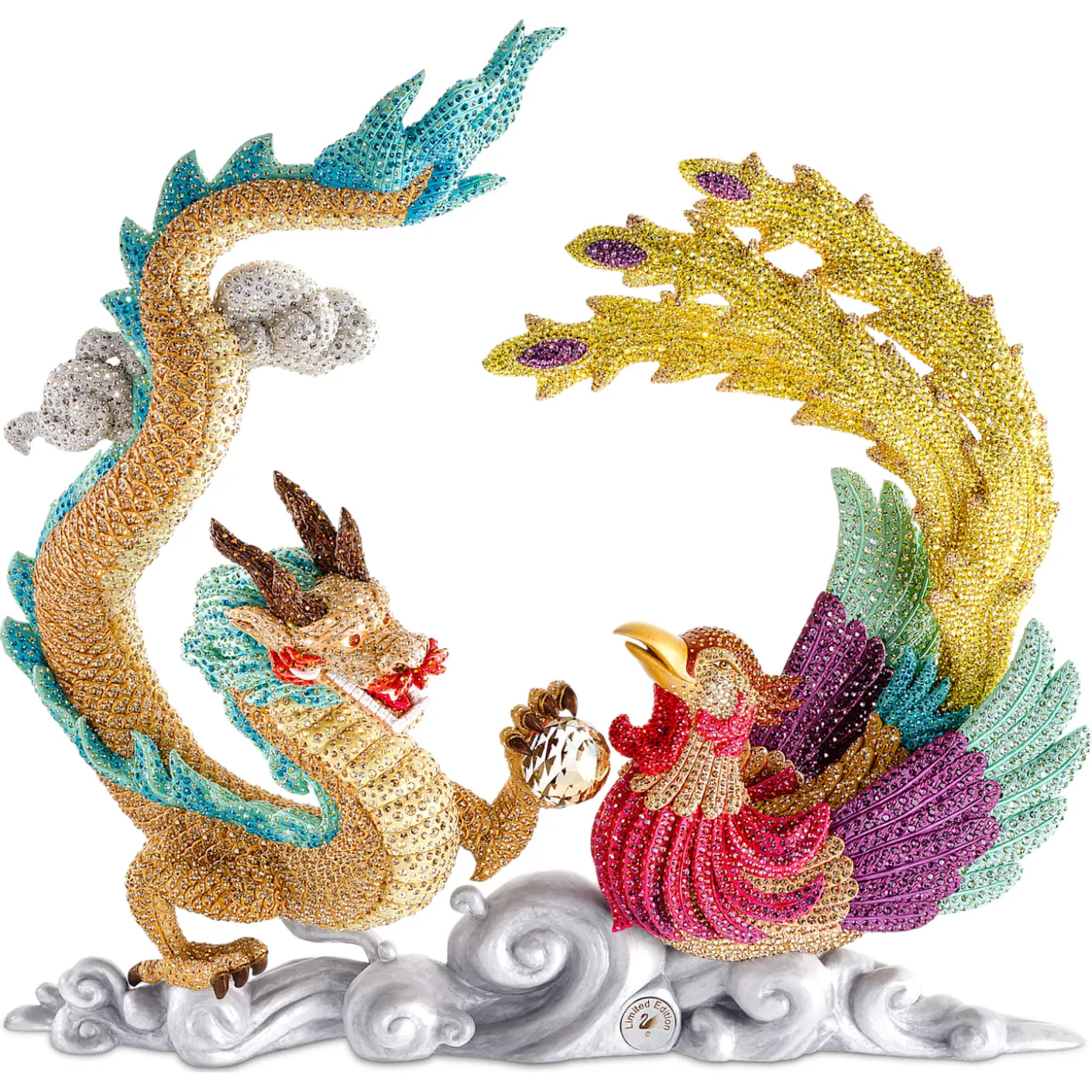 Crystal Myriad Dragon and Phoenix