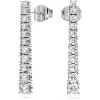 Eternity drop earrings
