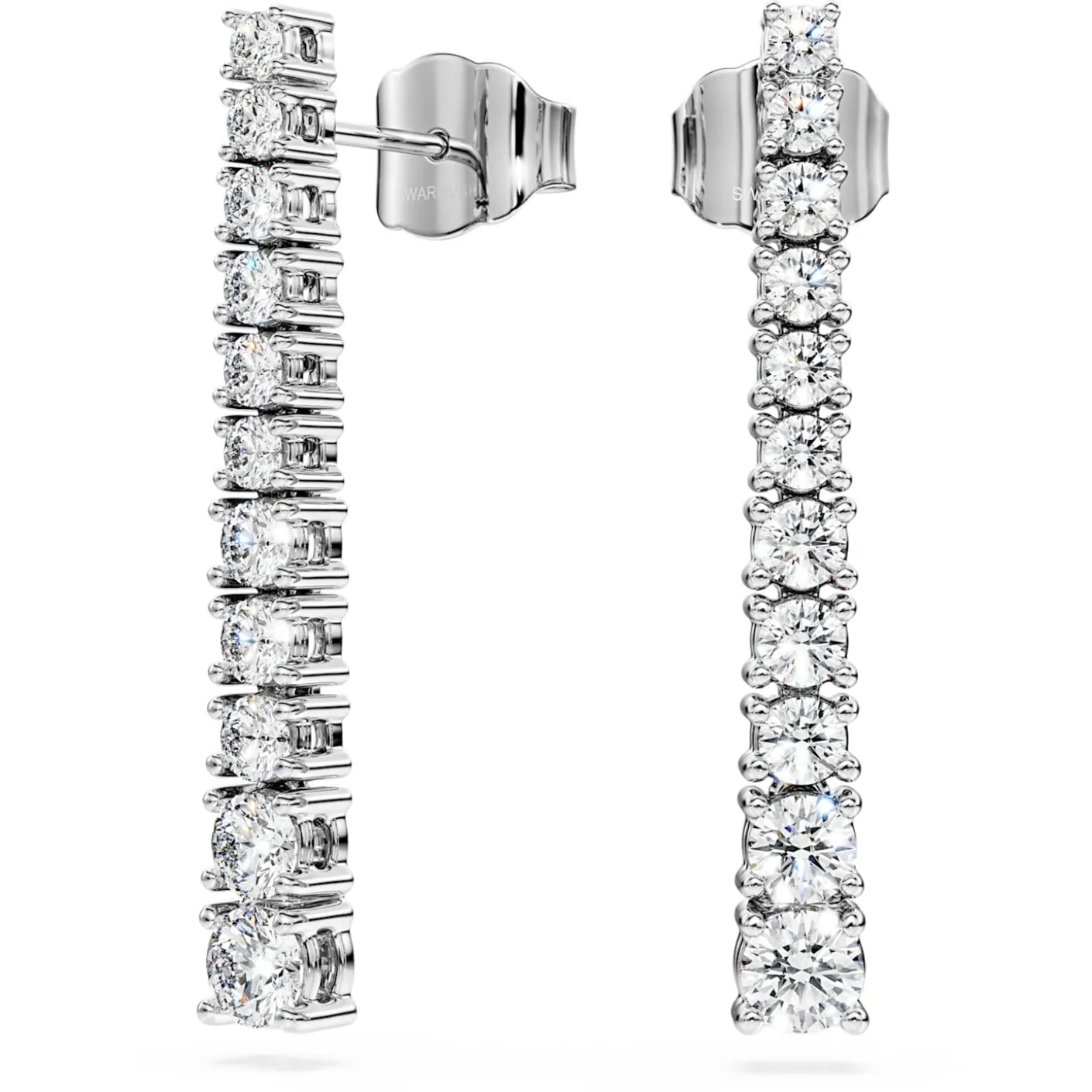 Eternity drop earrings