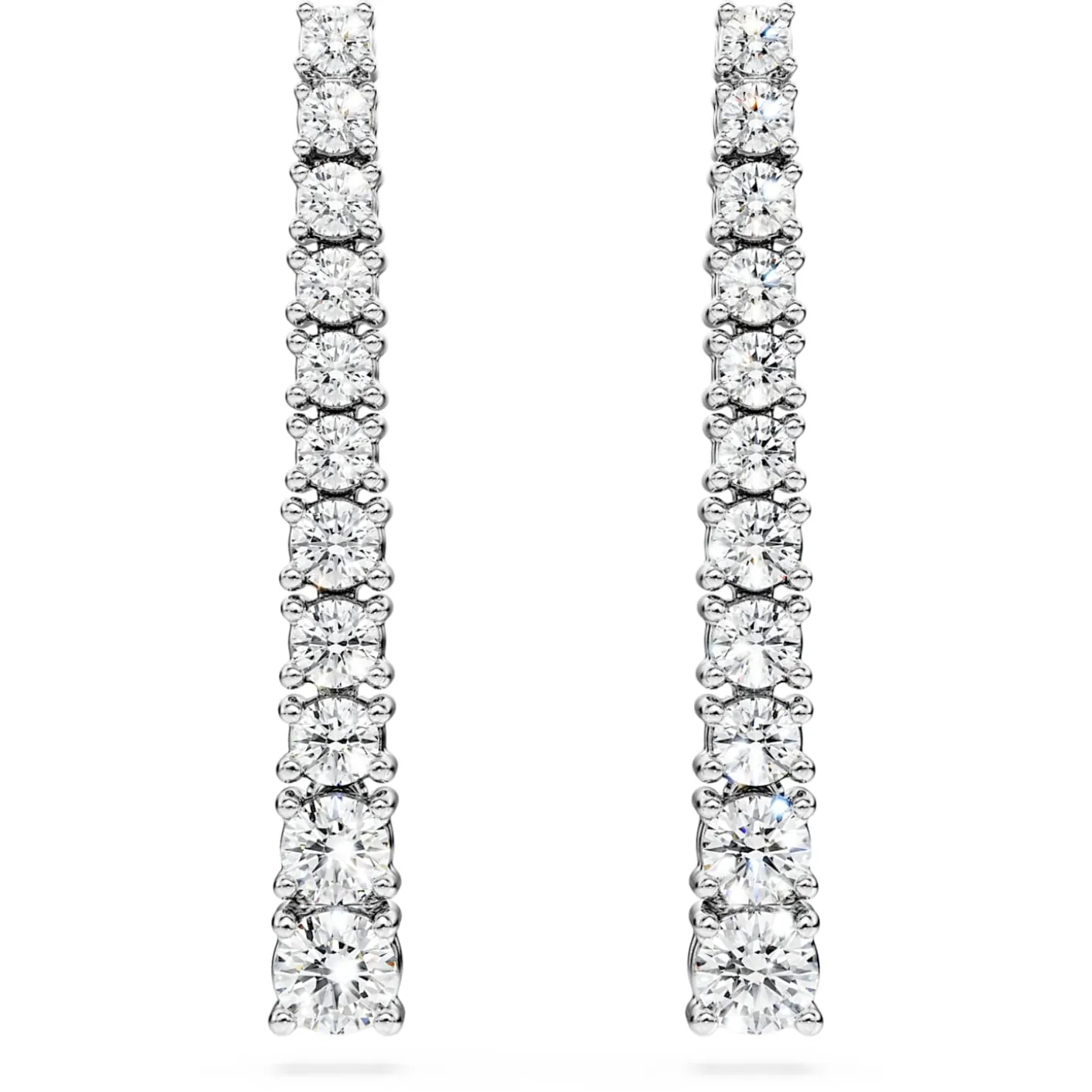 Eternity drop earrings