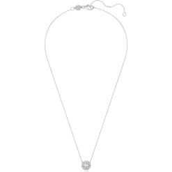 Eternity halo solitaire pendant