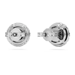Eternity halo stud earrings