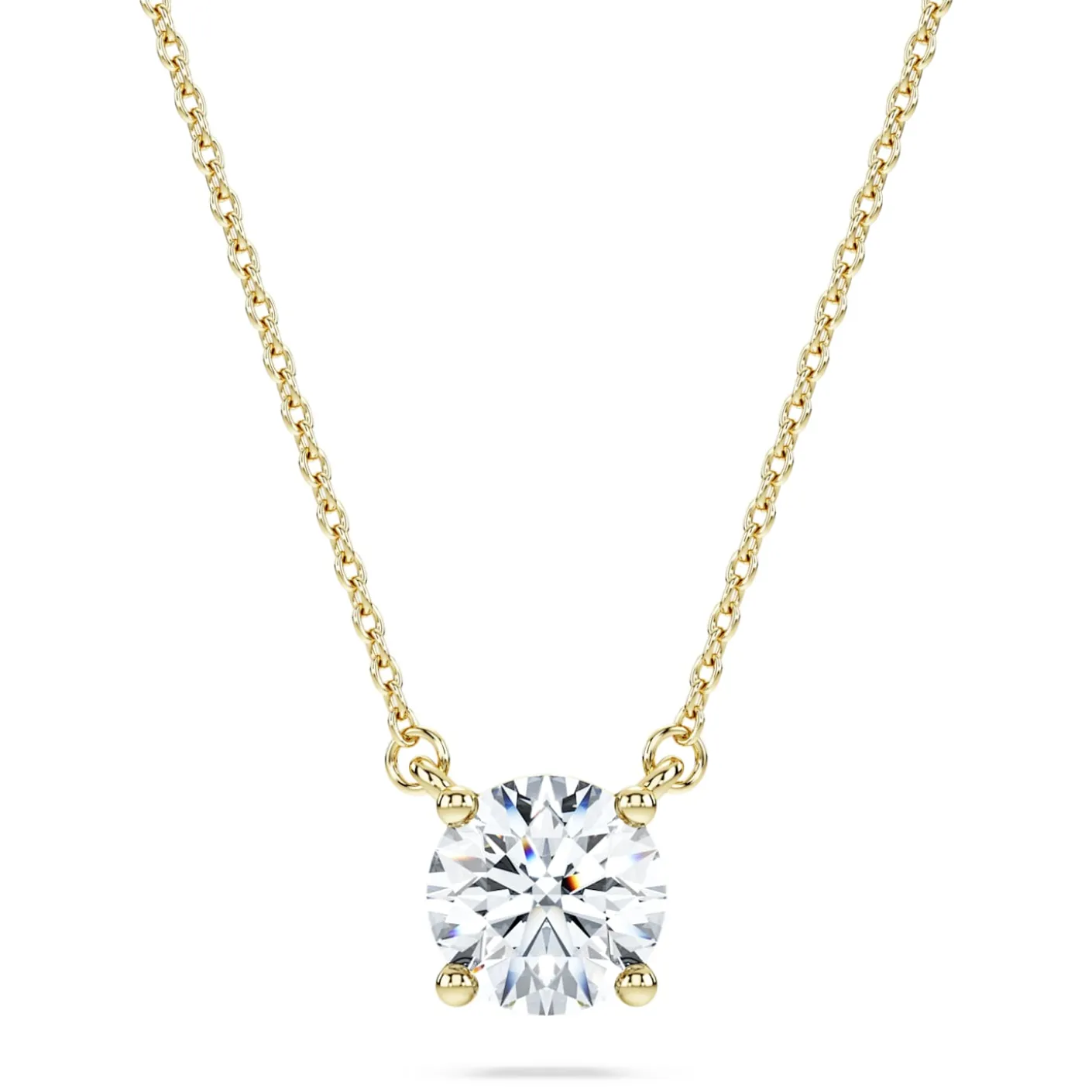 Eternity solitaire pendant