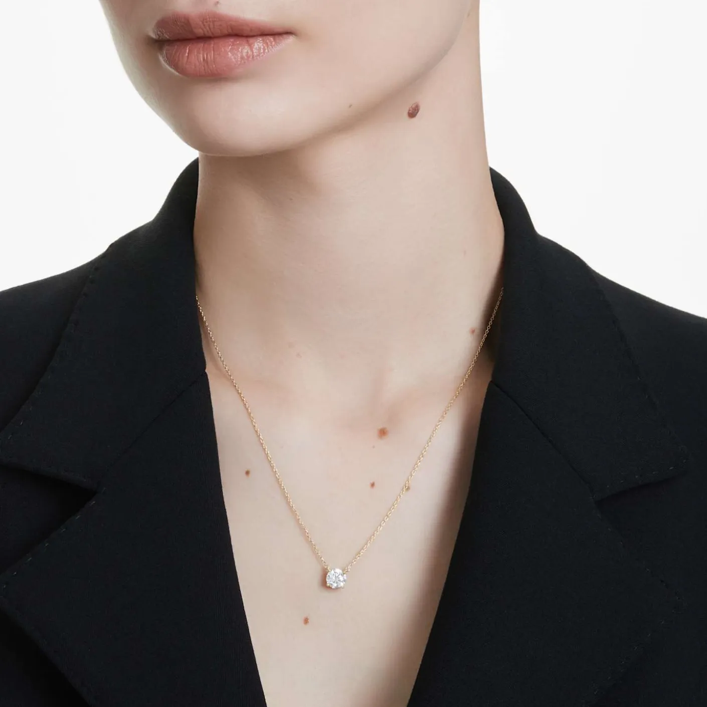 Eternity solitaire pendant