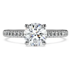 Eternity solitaire ring