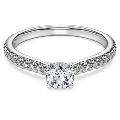 Eternity solitaire ring