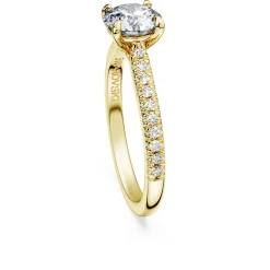 Eternity solitaire ring
