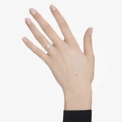 Eternity solitaire ring