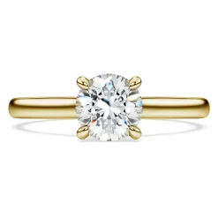 Eternity solitaire ring