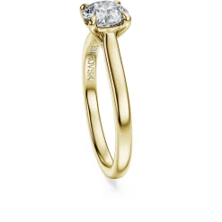 Eternity solitaire ring