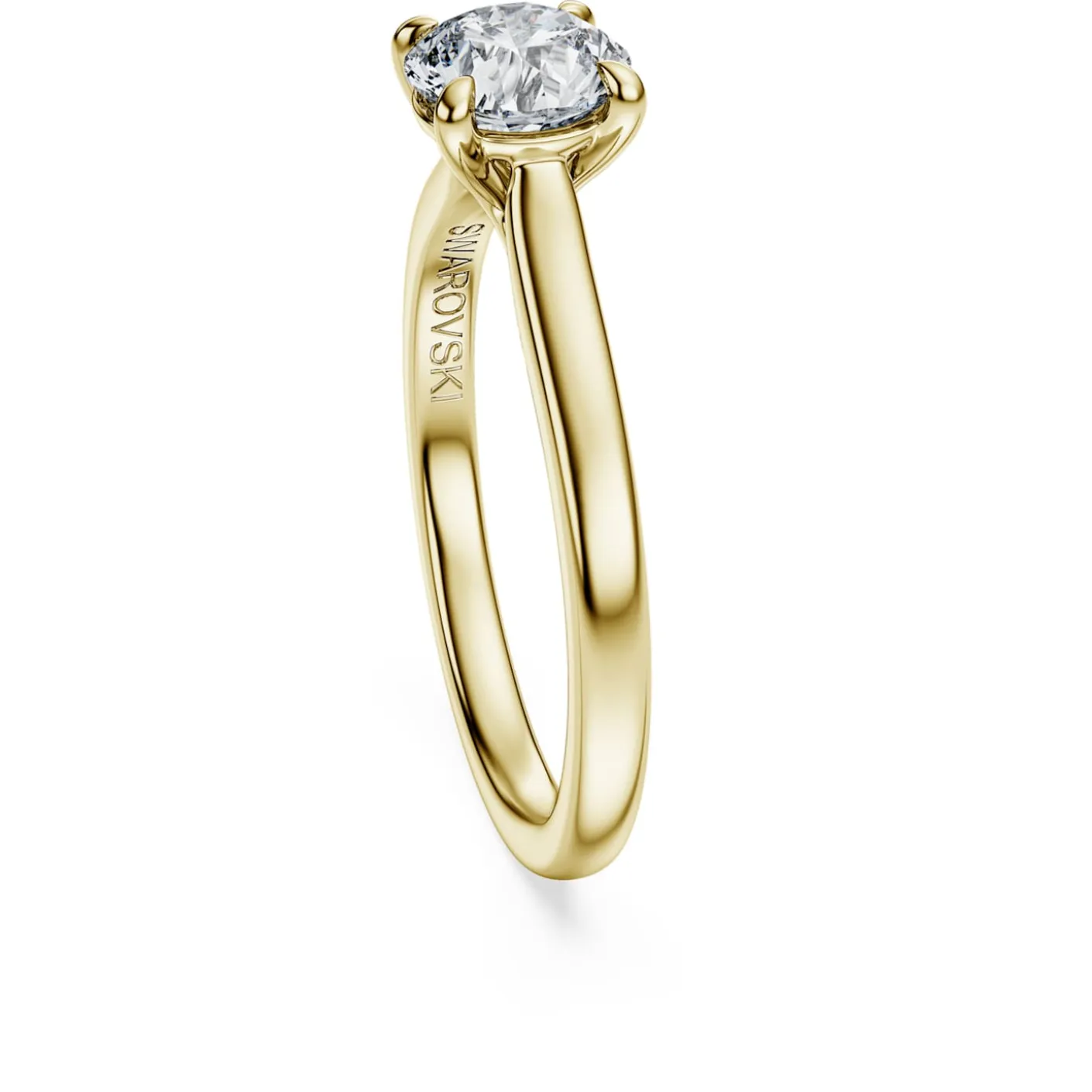 Eternity solitaire ring