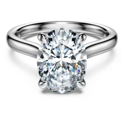 Eternity solitaire ring