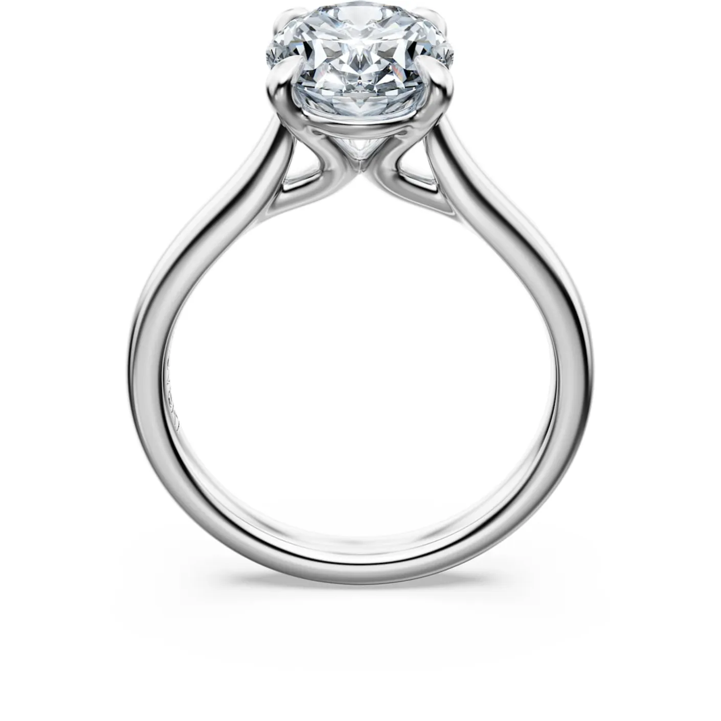 Eternity solitaire ring