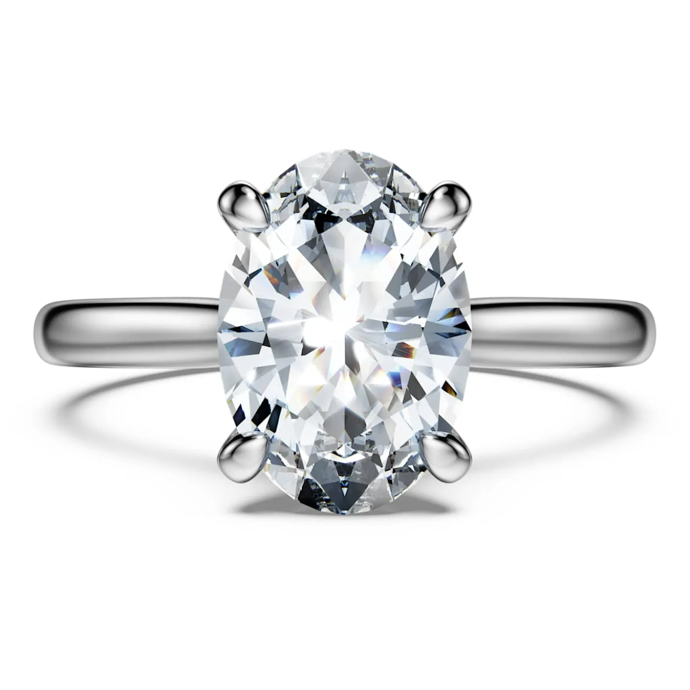 Eternity solitaire ring