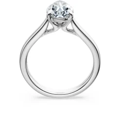 Eternity solitaire ring