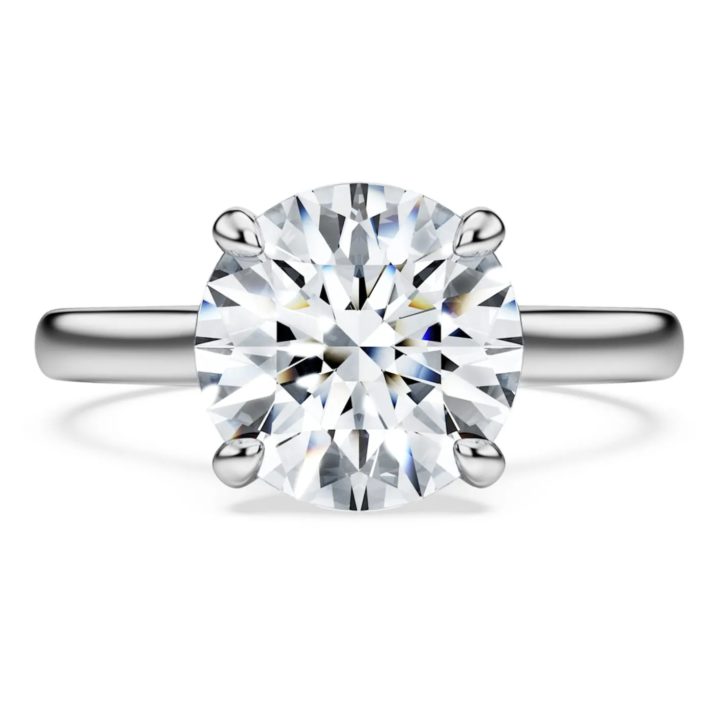 Eternity solitaire ring