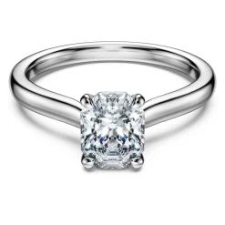 Eternity solitaire ring