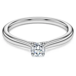 Eternity solitaire ring