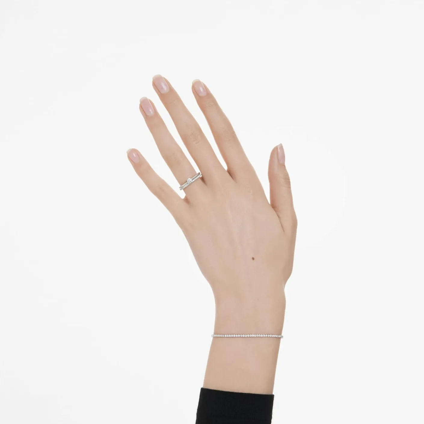 Eternity solitaire ring