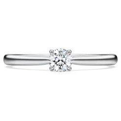 Eternity solitaire ring