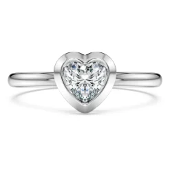 Eternity solitaire ring