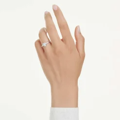 Eternity solitaire ring