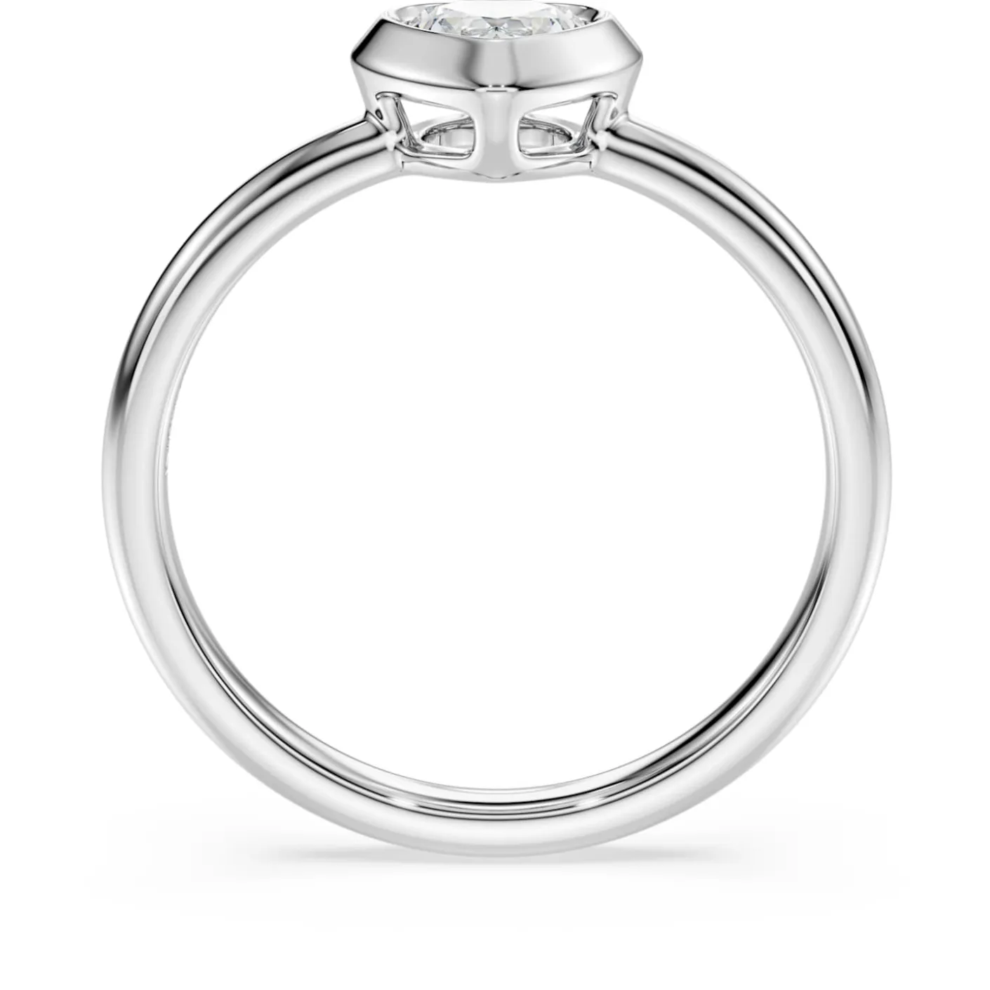 Eternity solitaire ring