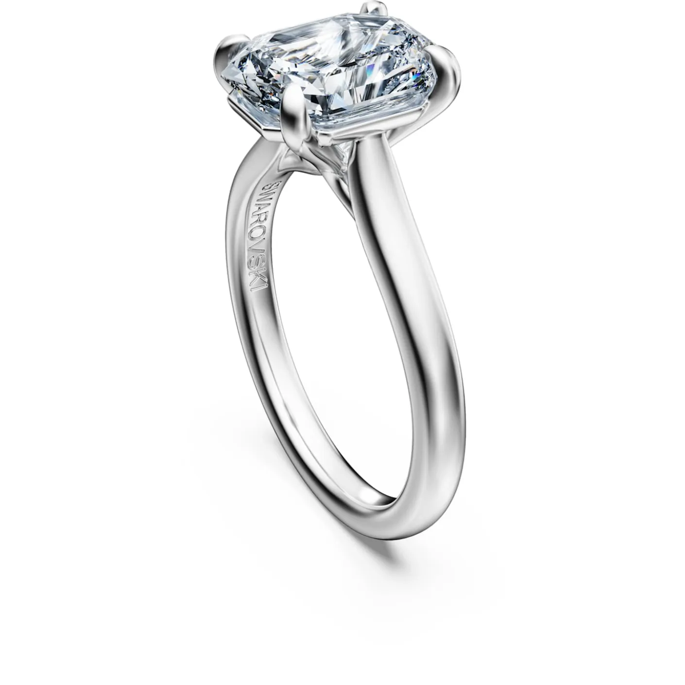 Eternity solitaire ring