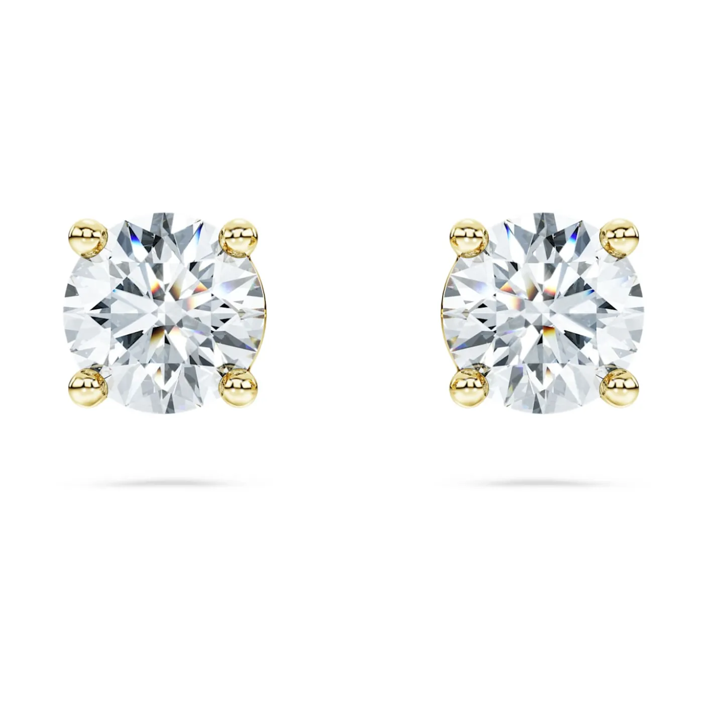 Eternity solitaire stud earrings