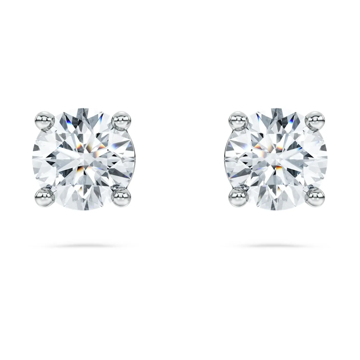 Eternity solitaire stud earrings