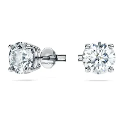 Eternity solitaire stud earrings