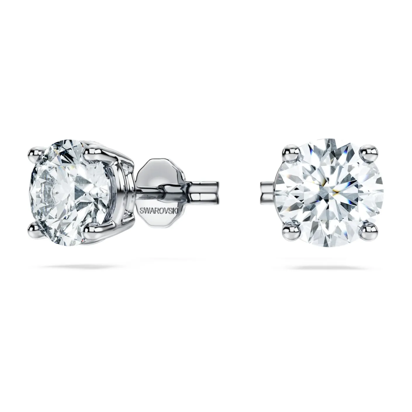 Eternity solitaire stud earrings