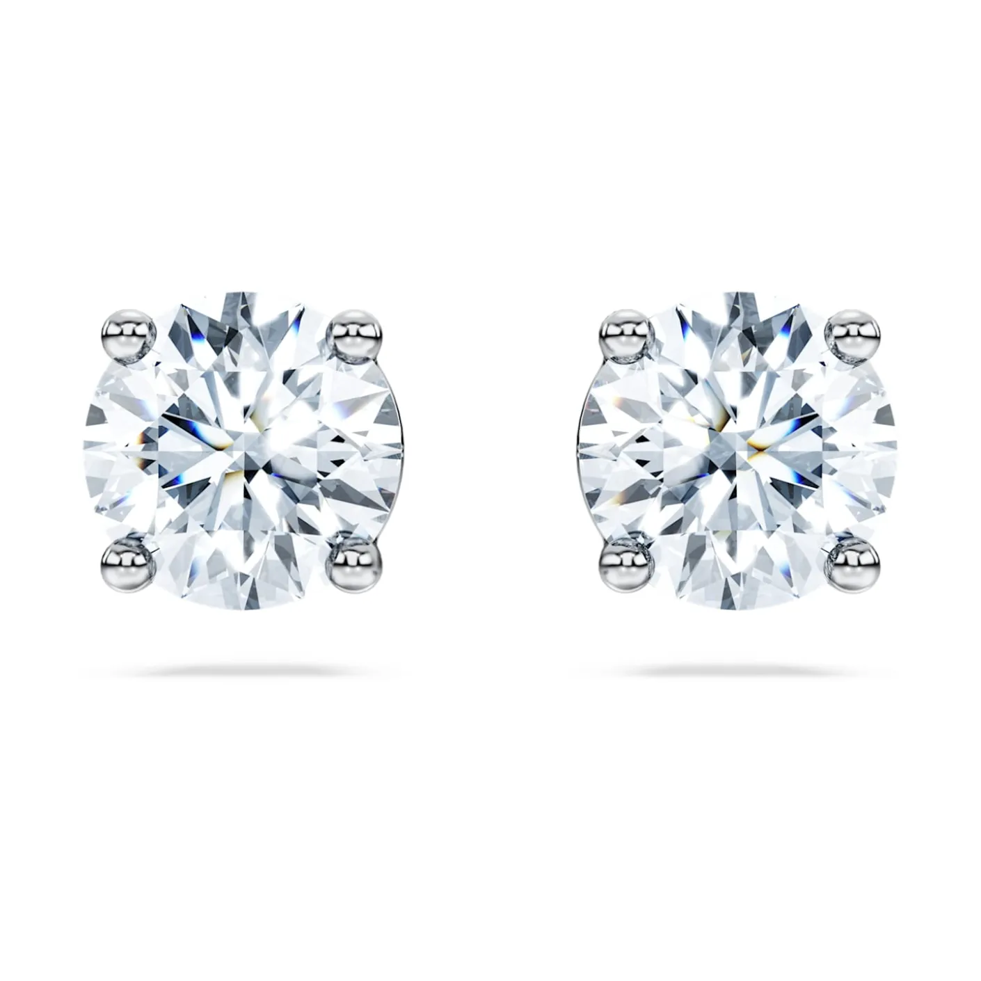 Eternity solitaire stud earrings