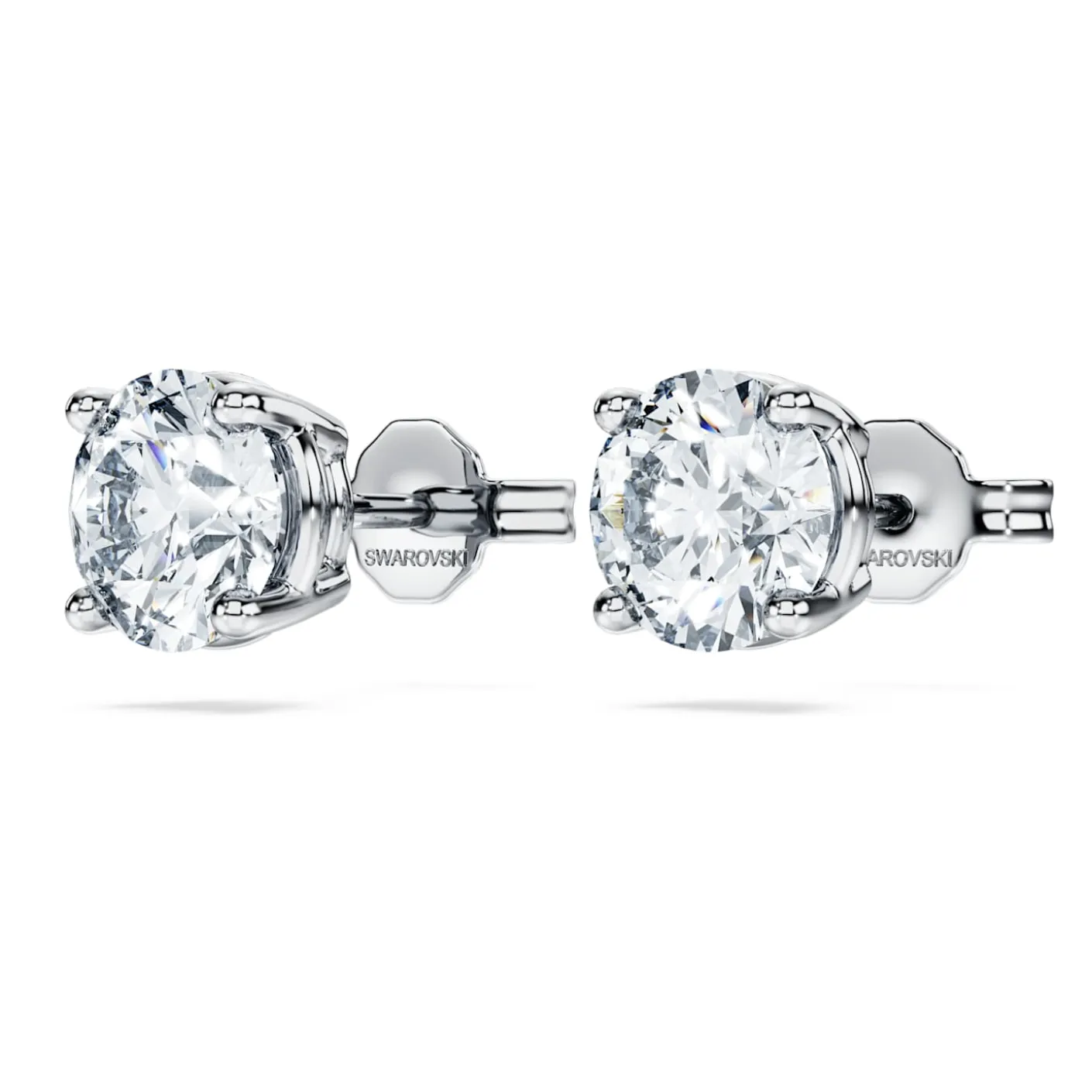 Eternity solitaire stud earrings
