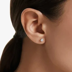 Eternity stud earrings