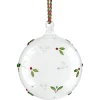 Holiday Cheers Mistletoe Ball Ornament